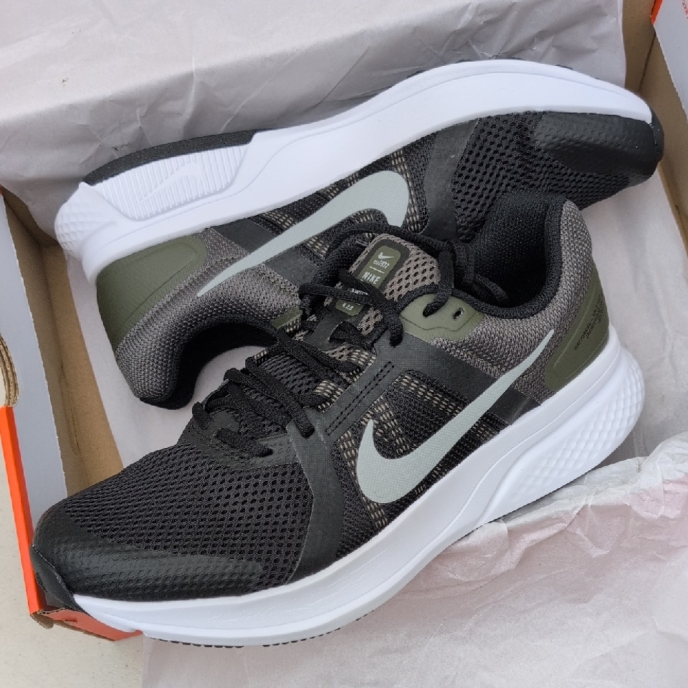 Nike Run Swift 2 - Black Cargo Khaki - Men's Size 10.5 ( CU3517-007 )